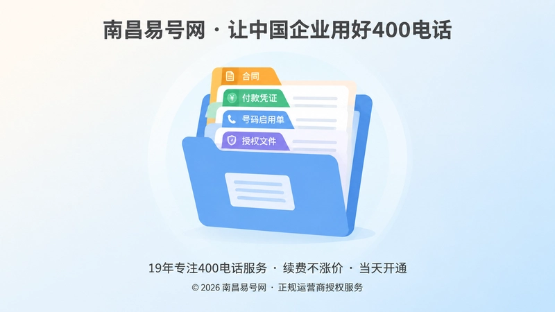 400电话办理资料归档聚焦配图